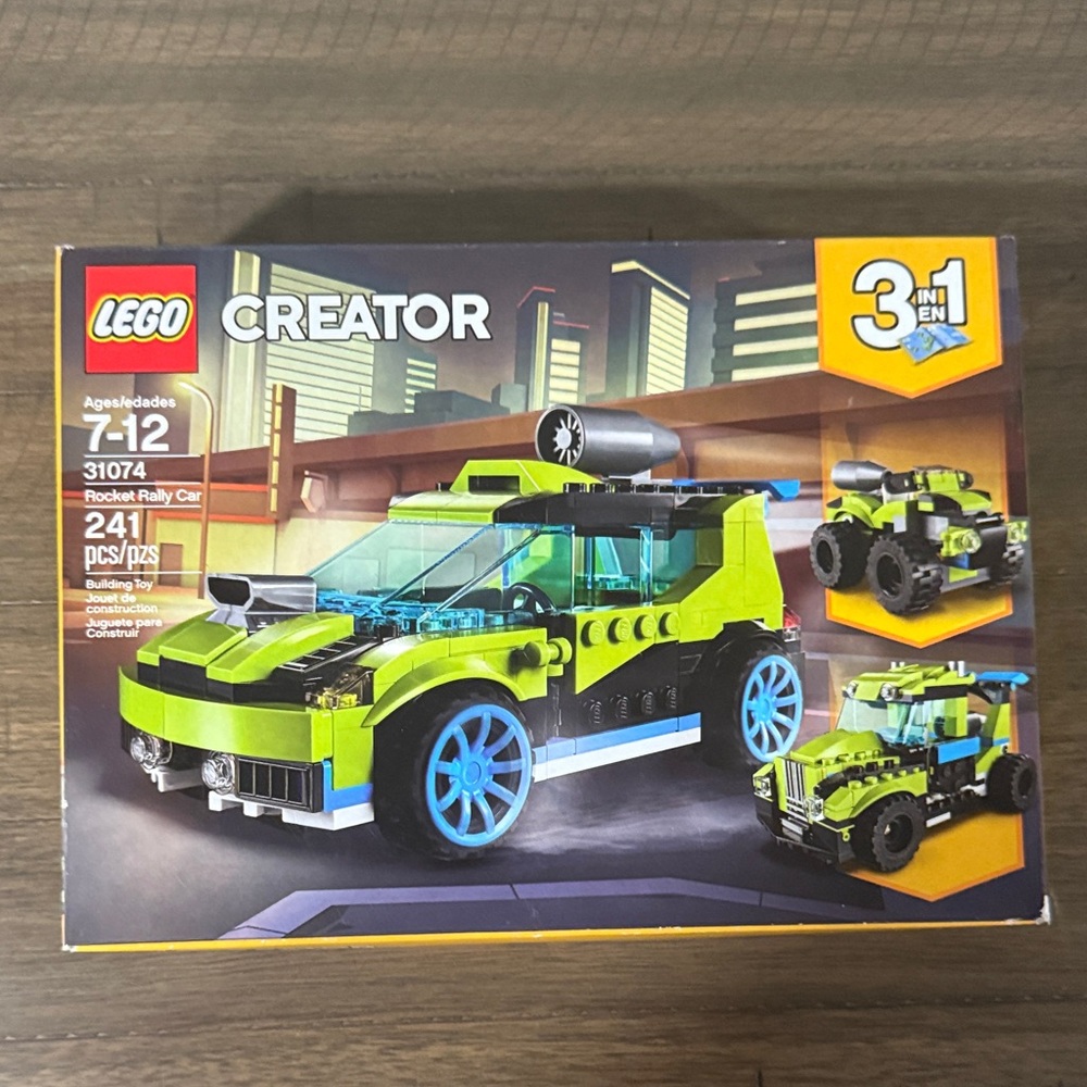 LEGO Creator 3-in-1 Rocket Rally Car - Lime and Blue